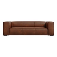WINDSOR & CO SOFAS Konjak smeđa kožna sofa 227 cm Madame, 227x100x68 cm