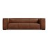 WINDSOR & CO SOFAS Konjak smeđa kožna sofa 227 cm Madame, 227x100x68 cm