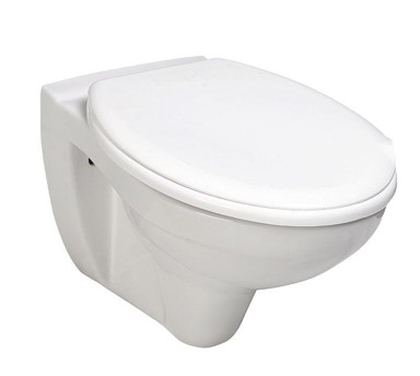 AQUALINE WC školjka viseća TAURUS, 36x54.5 cm, bijela, keramička, uštedna tehnologija