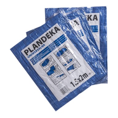 Lagana univerzalna cerada 10x15 m, 55 g/m², plava