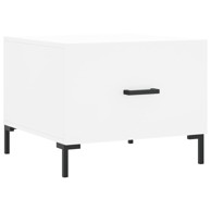 Stolići za kavu 2 kom bijeli 50x50x40 cm od konstruiranog drva