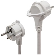 HOME Produžni kabel, 6 utičnice, 3 x 1,5mm², 5met, bijeli, NV 06TK-5/WH/1,5