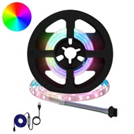 LED traka s LED lampicama 4 kom, crna/prozirna, 40 x 0,8 x 0,3 cm