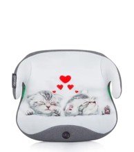 CHIPOLINO Autosjedalica Uty 125-150 cm Šareni uzorak (mačke)