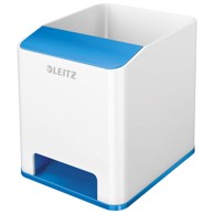 LEITZ PVC čaša za olovke WOW 53631036, bijela/plava