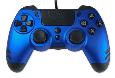 STEELPLAY Kontroler Slim Pack Multi, za PS4/PC, crno-plavi