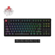 KEYCHRON Tipkovnica mehanička C3 Pro, žičana, Super Red prekidači, RGB, crna (C3PX-H1-UK)
