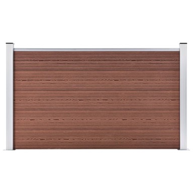 Vrtna ograda WPC 180 x 105 cm smeđa