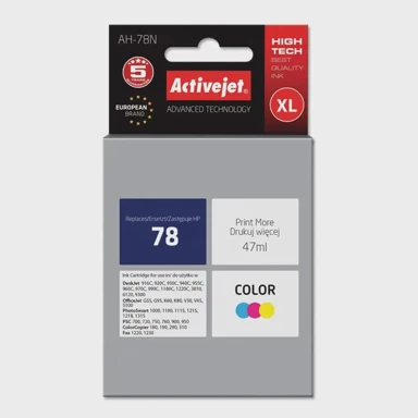 ACTIVEJET Tinta AH-78N, zamjena za HP 78 C6578D, supreme, 47 ml, boja