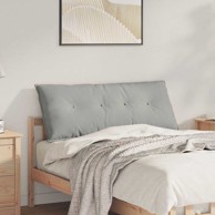 Jastuk za leđa, svijetlo sivi, 120 x 50 cm