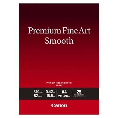 CANON Foto papir FA-SM 2 PREMIUM FINE ART SMOOTH A 4, 25 kom.