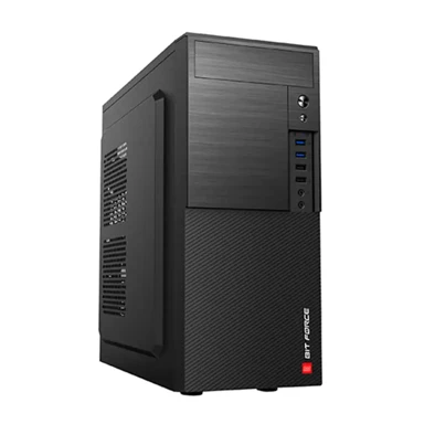 BIT FORCE Stolno računalo Media PC / AMD Ryzen 5 5600GT, 16 GB DDR4, 500 GB SSD, Windows 11 Pro, crna