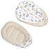 Dvostrana povijalica za bebe Cocoon BABY STAR, minky, bež s lisicom