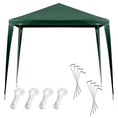 Vrtni paviljon 2,5 x 2,5 m, zeleni