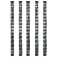 Mreže za vrtnu ogradu 5 kom HDPE 1 x 1,2 m zelene