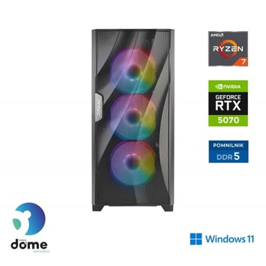 ANNI Stolno računalo Gamer Extreme / AMD Ryzen 7 7700X, 32 GB, 2 TB SSD, NVIDIA GeForce RTX 5070, Windows 11