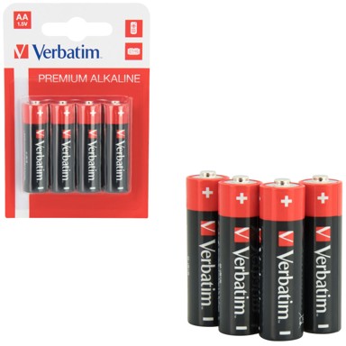 VERBATIM Baterija, AAA High Energy alkalne, 4 komada