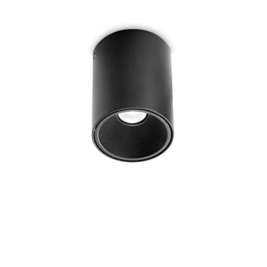 Nadgradna stropna svjetiljka, Nitro, ID341798, PL round, D08, 2700K, crna