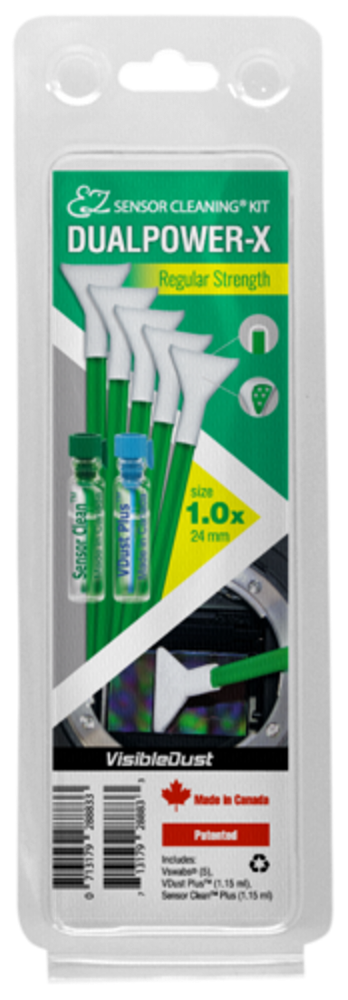 VISIBLE DUST Set za čišćenje fotoaparata DUALPOWER-X 1.0x Regular Strength MXD100 Green