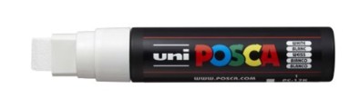 UNI POSCA Marker Pc-17k, bijeli