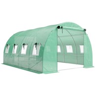 HOMESTAR Staklenik 3 razine 58x44x78 cm, siv
