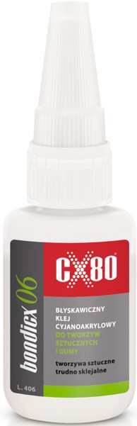 CX80 Cijanoakrilatno ljepilo za plastiku i gumu 20 g