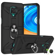 ARMOR HQ Anti-Shock maskica s magnetnim stalkom za Xiaomi Redmi Note 9 Crna
