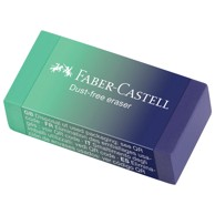 FABER-CASTELL Gumica Flow PVC & Dust Free, sortirano