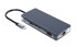 ORICO Docking stanica WB-11P, USB-C, 3x USB-A 3.0, 1x USB-A 2.0, 1x USB-C, 1x ethernet, 1x SD, 1x VGA, 1x audio, sivi 