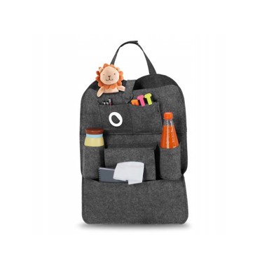 LIONELO Organizator za stražnju stranu prednjeg sjedala u automobilu, crni