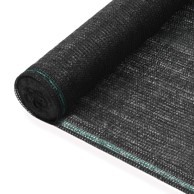 Teniski zaslon HDPE 1 x 25 m, crni