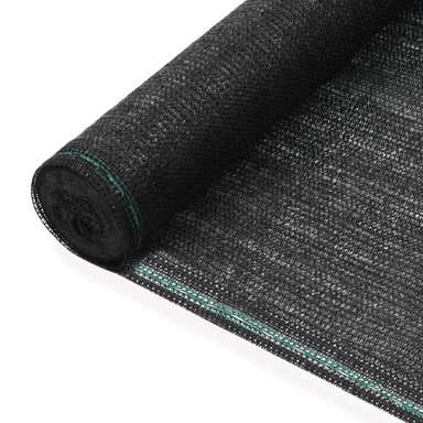 Teniski zaslon HDPE 1 x 25 m, crni
