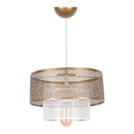 OPVIQ LIGHTS Bijela/u zlatnoj boji viseća svjetiljka s metalnim sjenilom ø 26,5 cm