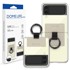 WHITESTONE prozirna maska s prstenom za Samsung Galaxy Z Flip 4, beige