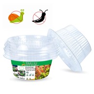 NIKCORP Zaštitni prstenovi protiv puževa, PET materijal, Ø 24 cm, 20 kom