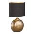 FISCHER & HONSEL Crna/u brončanoj boji stolna lampa keramička s tekstilnim sjenilom (visina 39 cm) Foro 