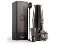 VONSHEF Set za koktele Boston, 4 dijela, 800 ml, crna