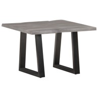 Stolić za kavu sa živim rubovima 60x60x40 cm, bagremovo drvo