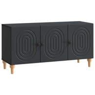 TV ormarić, dimenzije 99 x 34,5 x 50 cm, konstruirano drvo, crna