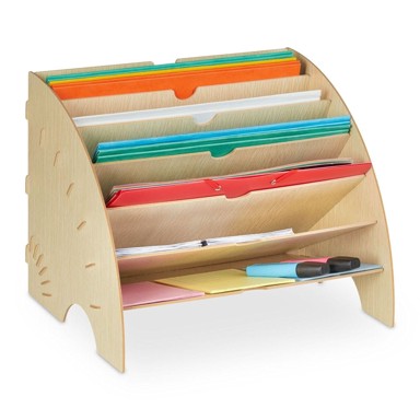 NORTHIX Pretinac za dokumente sa 6 A4 ladica, stolni organizator