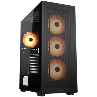 COUGAR Kućište MX220 RGB, Mid Tower, ATX, bez napajanja, crna