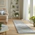 FLAIR RUGS Svijetlo siva vunena staza 60x230 cm Lino Leaf 