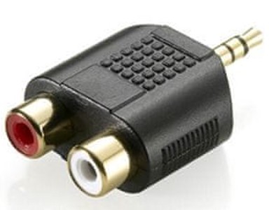 SINNECT Adapter 3.5 mm Stereo na 2x RCA, M/2xF