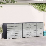 Skladištenje kanti za 3 kante Antracit 340 x 77.5 x 115.5 cm