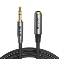 UGREEN AV190 AUX produžni kabel 3,5 mm, 1 m, crni