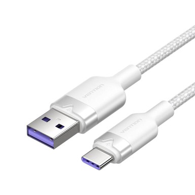 VENTION USB-C kabel 6A 1m, bijeli