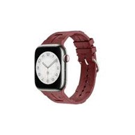 BELINE Zamjenski remen Silicone Ultra za Apple Watch, 38/40/41 mm, bordo crveni