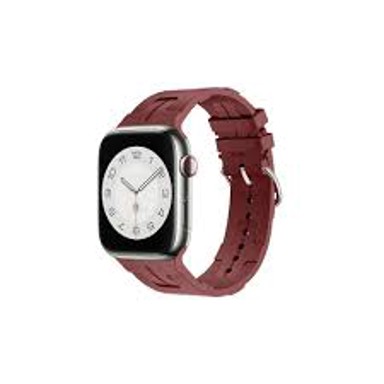 BELINE Zamjenski remen Silicone Ultra za Apple Watch, 38/40/41 mm, bordo crveni
