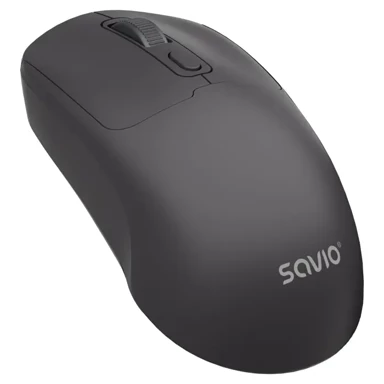 SAVIO Miš MB-04, Bluetooth, 1600 DPI, crni
