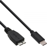 INLINE USB-C na Micro USB kabel 35724, USB 3.2 Gen 2, 1,5 m, crni
